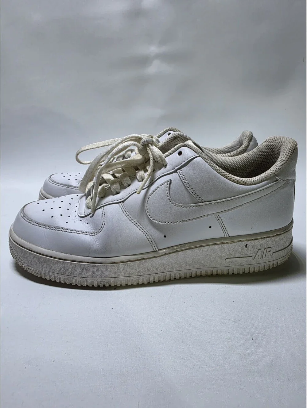 Nike Air Force 1 '07 Low Triple White Lace-Up Men's Sneakers CW2288-111 2020